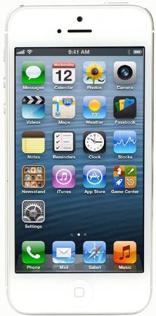 Смартфон Apple iPhone 5 64Gb White & Silver - Первоуральск