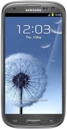 Смартфон Samsung Galaxy S3 GT-I9300 16Gb Titanium grey - Первоуральск
